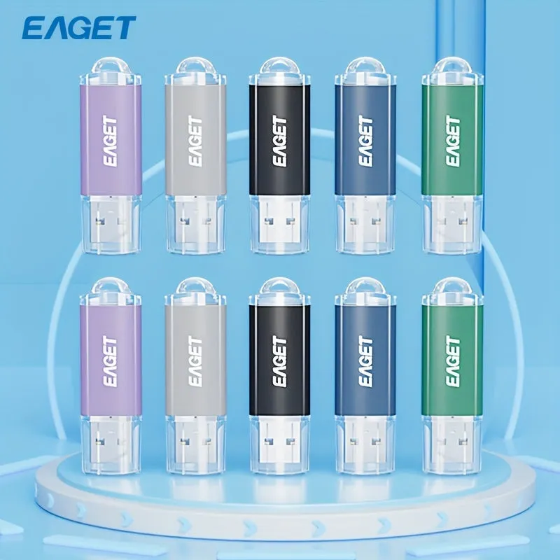 10-Pack USB 2.0 Flash Drive 4GB Multicolor Memory Stick Bundle