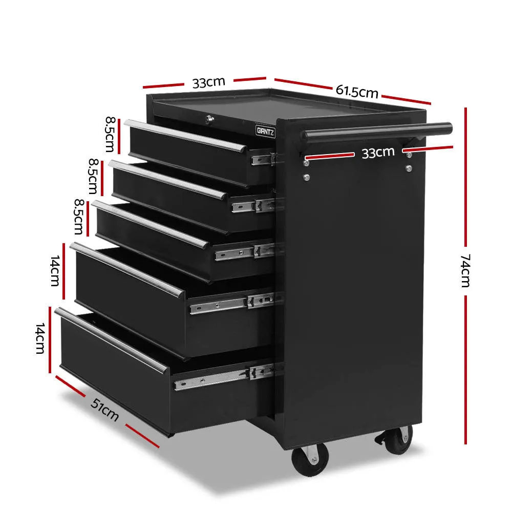 14-Drawer Steel Tool Box Cabinet Chest with Lock Giantz