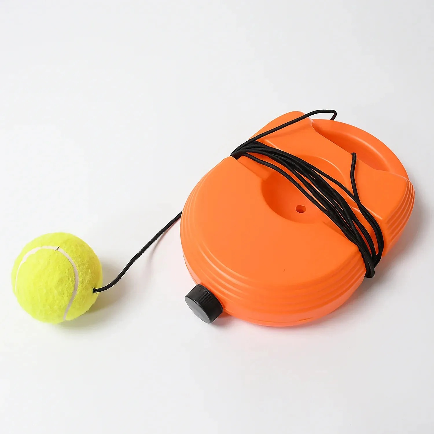 17599 TENNIS TRAINER REBOUND BALL WITH STRING, CONVENIENT TENNIS TRAINING GEAR, TENNIS PRACTICE DEVICE BASE FOR KIDS ADULTS