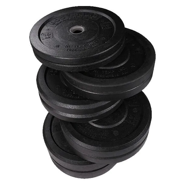 260 Lb Premium Bumper Plate Set Hi Temp