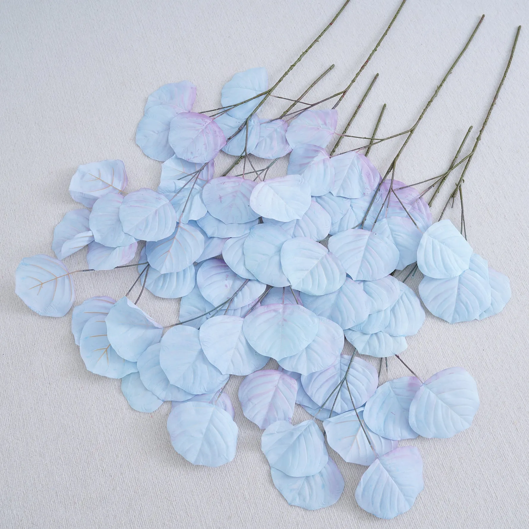 A8161 10pcs/lot Tiffany Blue Soft Leaf Flower Arrangement Accessories