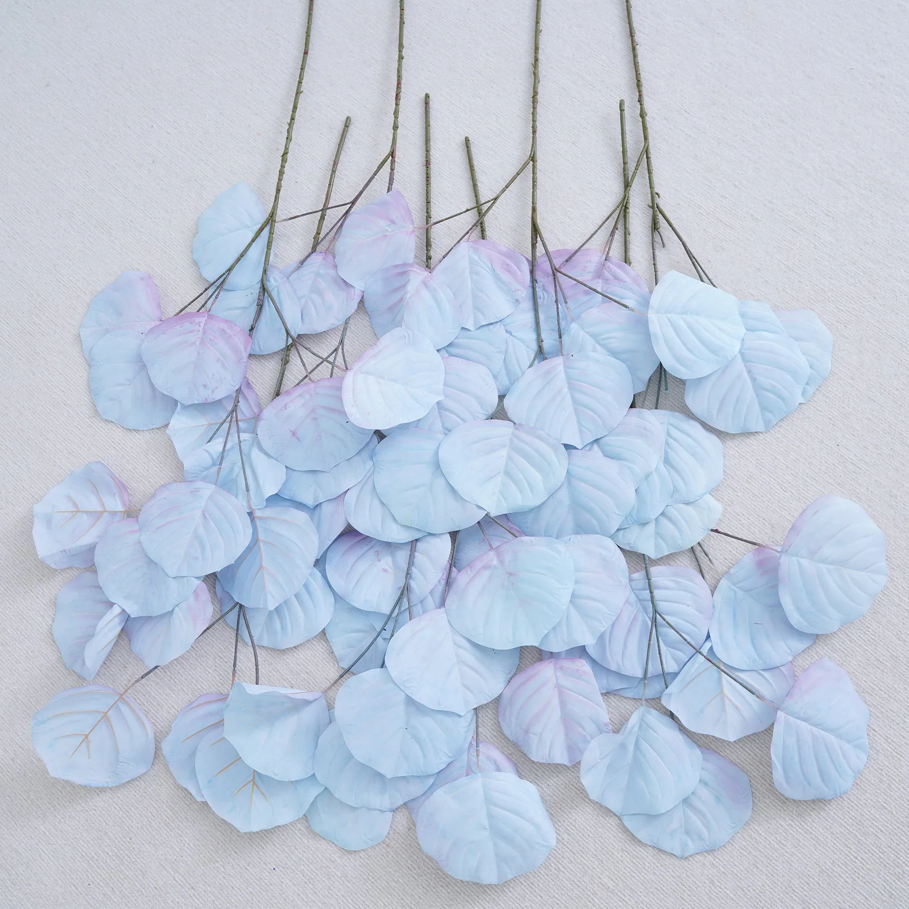 A8161 10pcs/lot Tiffany Blue Soft Leaf Flower Arrangement Accessories