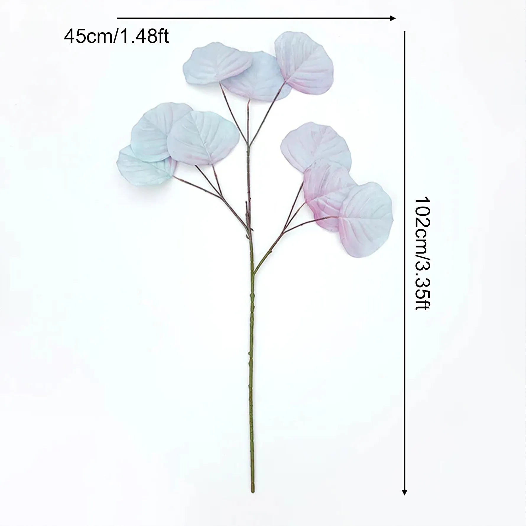 A8161 10pcs/lot Tiffany Blue Soft Leaf Flower Arrangement Accessories