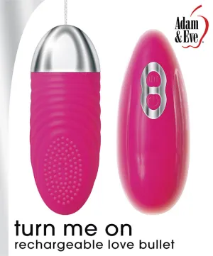 Adam & Eve Turn Me On Rechargeable Love Bullet