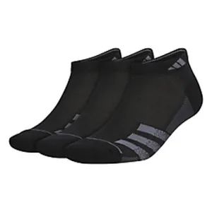 adidas Men's Superlite Stripe 3 3-Pack Low Cut Socks