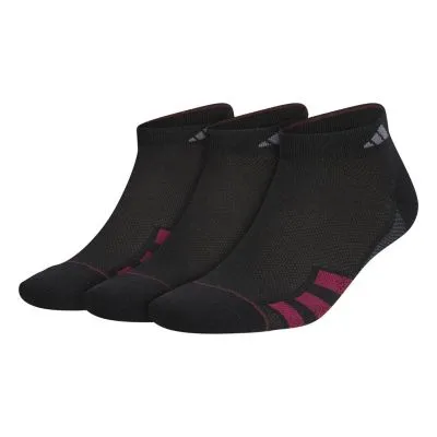 adidas Men's Superlite Stripe 3 3-Pack Low Cut Socks