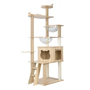 Alopet Cat Tree Scratching Post Scratcher Tower Wood Condo House Bed Large 174CM