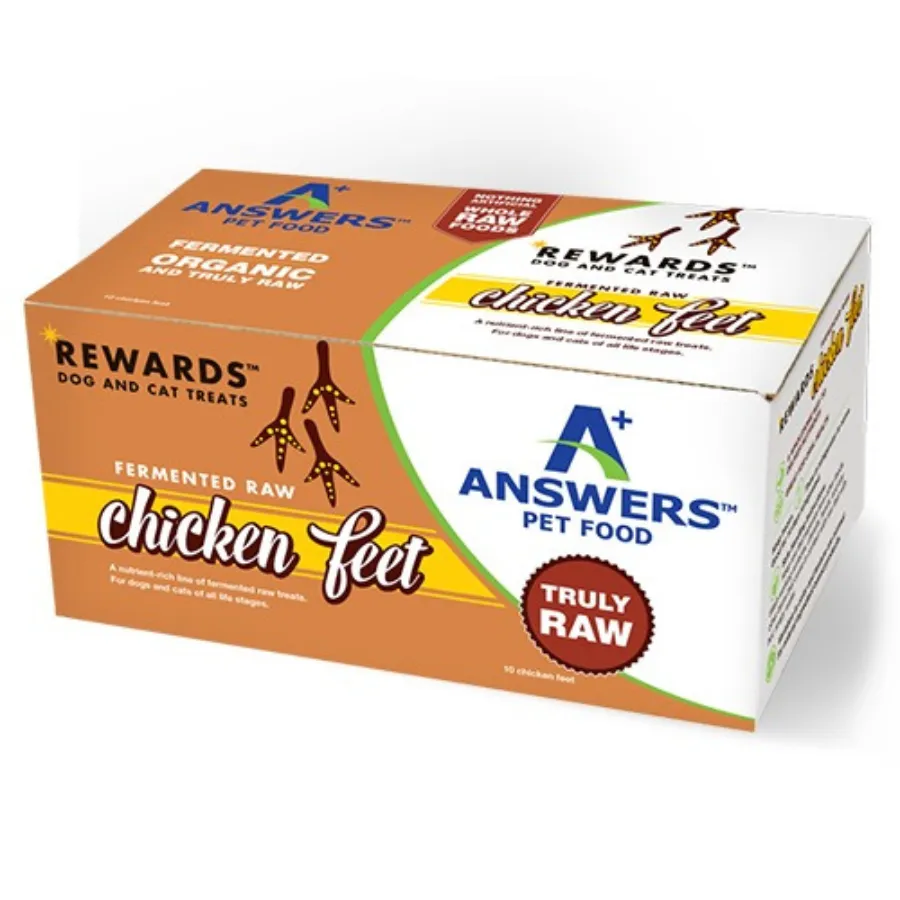 Answers Chicken Feet Dog Treats, 10 ct