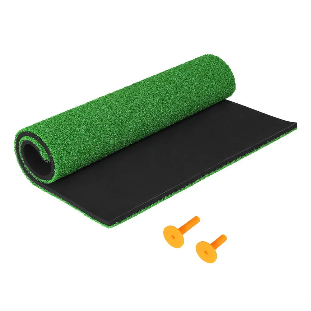 Anti-Fade Golf Hitting Mat 150x150cm with Tees - Everfit