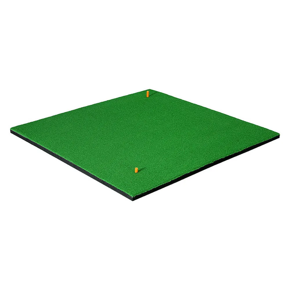 Anti-Fade Golf Hitting Mat 150x150cm with Tees - Everfit