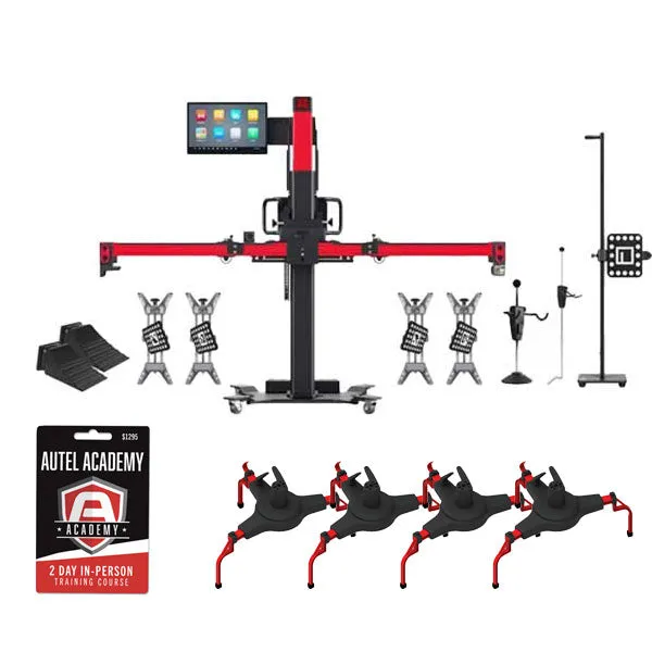 Autel - ADAS Bundle - IA900LDWT LDW Targets Package   ATA2DAY 2 Day ADAS Training Ticket & FREE Set of 4 IA900 Tire Clamps