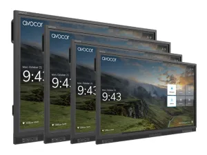 Avocor - 75" Diagonal Class E Series Led-Backlit Lcd Display - Interactive - With Touchscreen (Multi Touch) - 4K Uhd (21