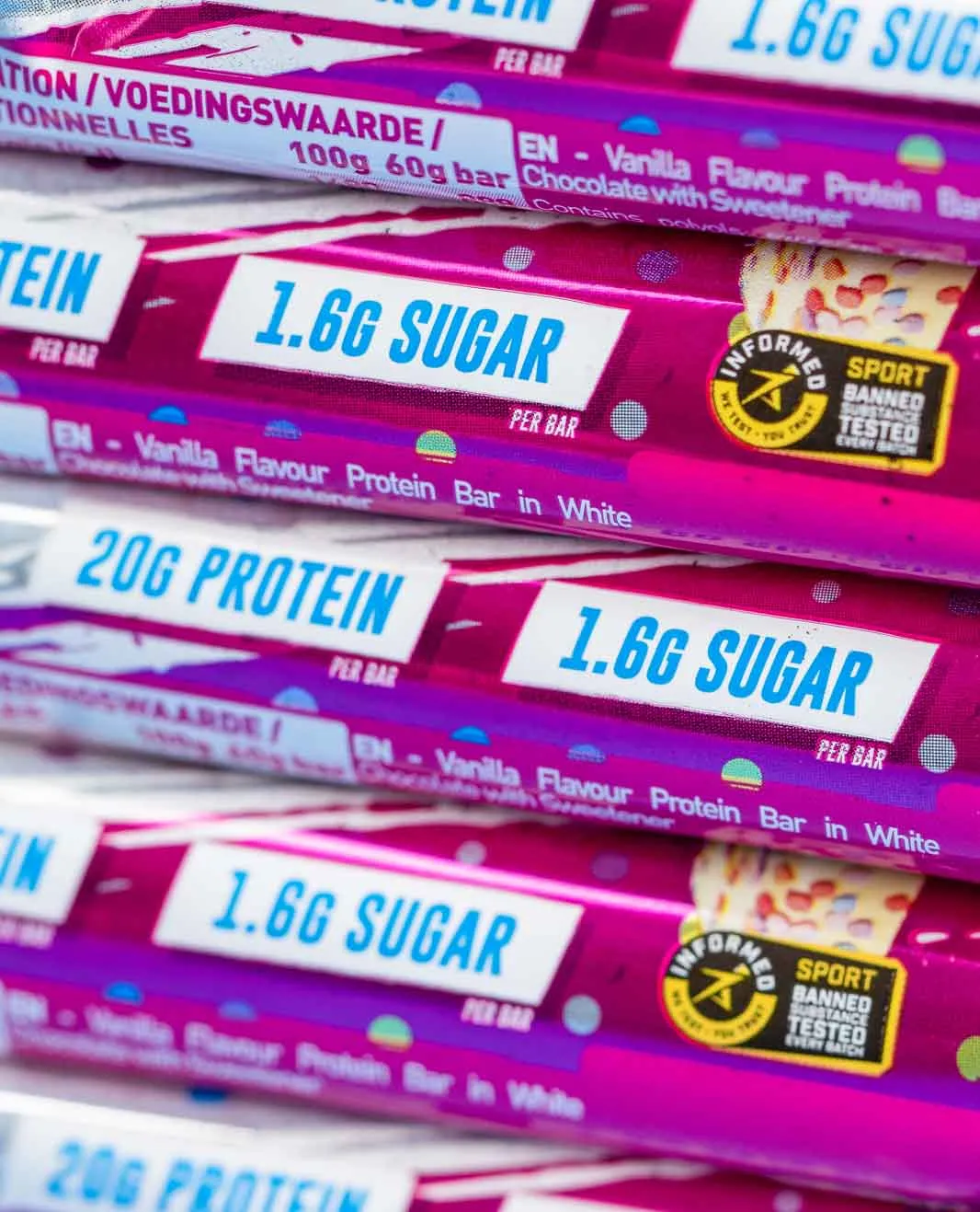 Birthday Cake Protein Bar - FREE SHIP