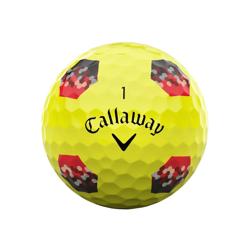 Callaway Chrome Soft Trutrack Yellow Sleeve