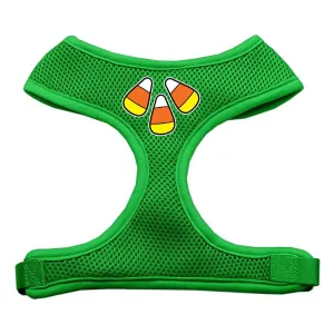 Candy Corn Design Soft Mesh Harnesses Emerald Green Large