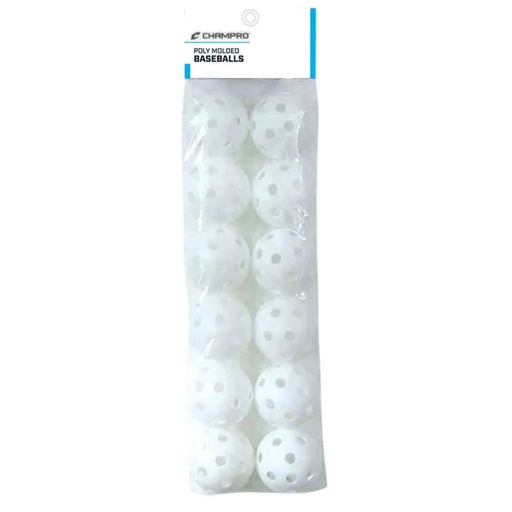 Champro Poly Baseballs - 12 Pack