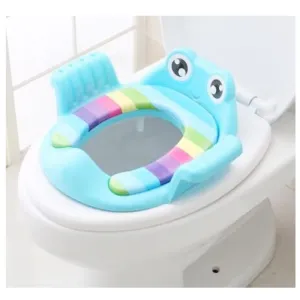 Colorful Frog Theme Baby Commode Seat