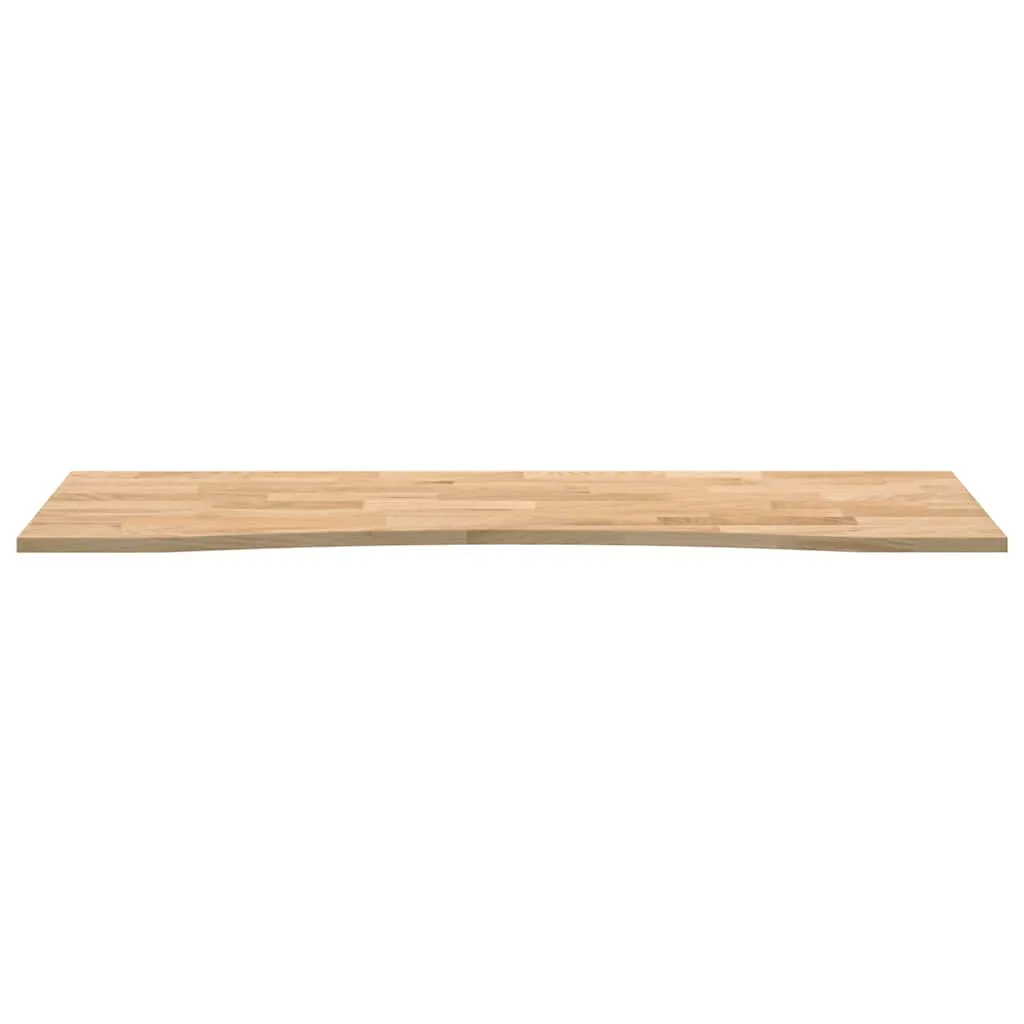 Desk Top Untreated 160x50x2.5 cm Solid Wood Oak Rectangular