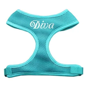 Diva Design Soft Mesh Harnesses Aqua Large