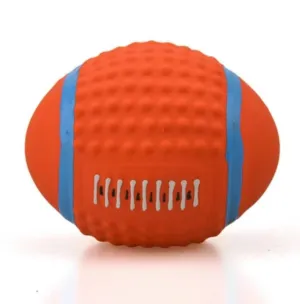 Dog Chew Toy Rugby Sound Training Ball