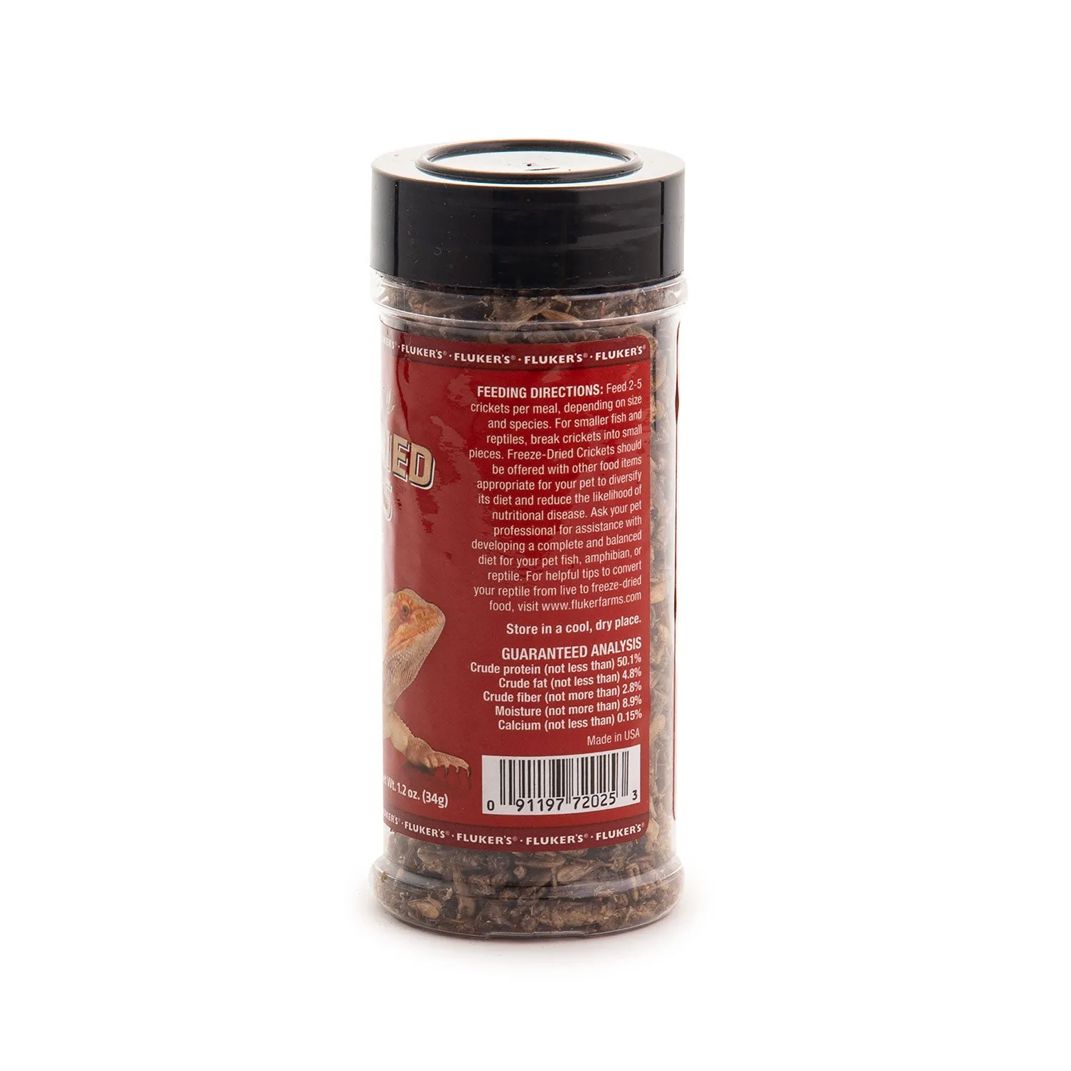 Fluker's Freeze Dried Crickets Reptile Food