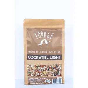 Forage Cockatiel Light Gourmet Bird Seed 500g