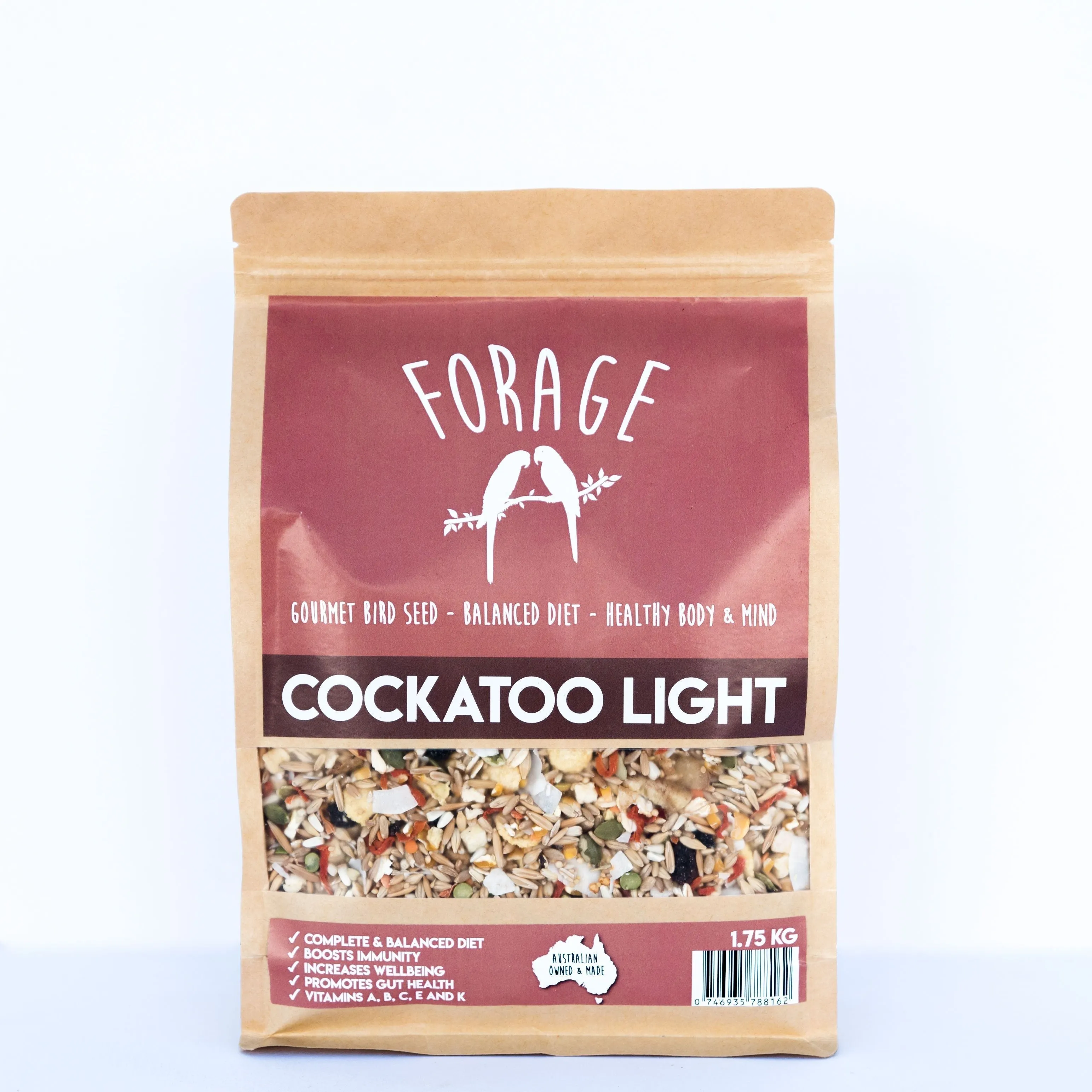 Forage Cockatoo Light Gourmet Bird Seed 1.75kg