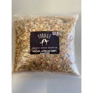 Forage Macaw African Grey and Amazon Gourmet Bird Seed 5kg