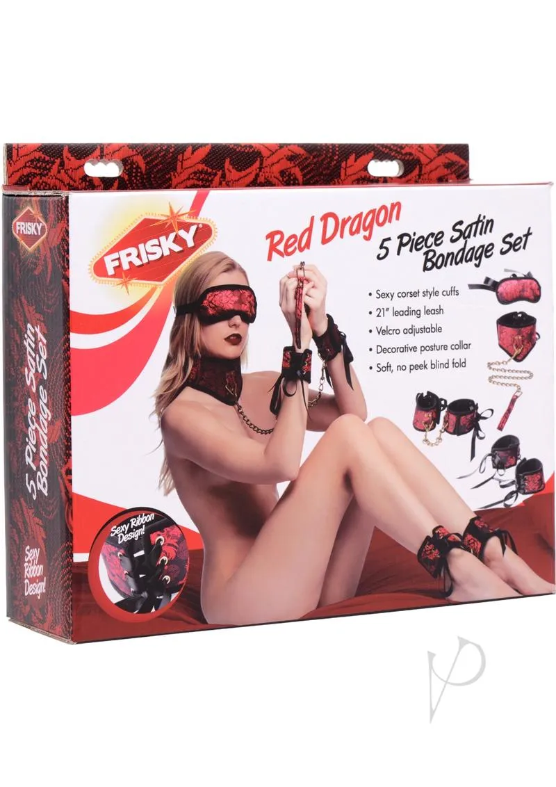 Frisky Red Dragon Bondage Set 5pc