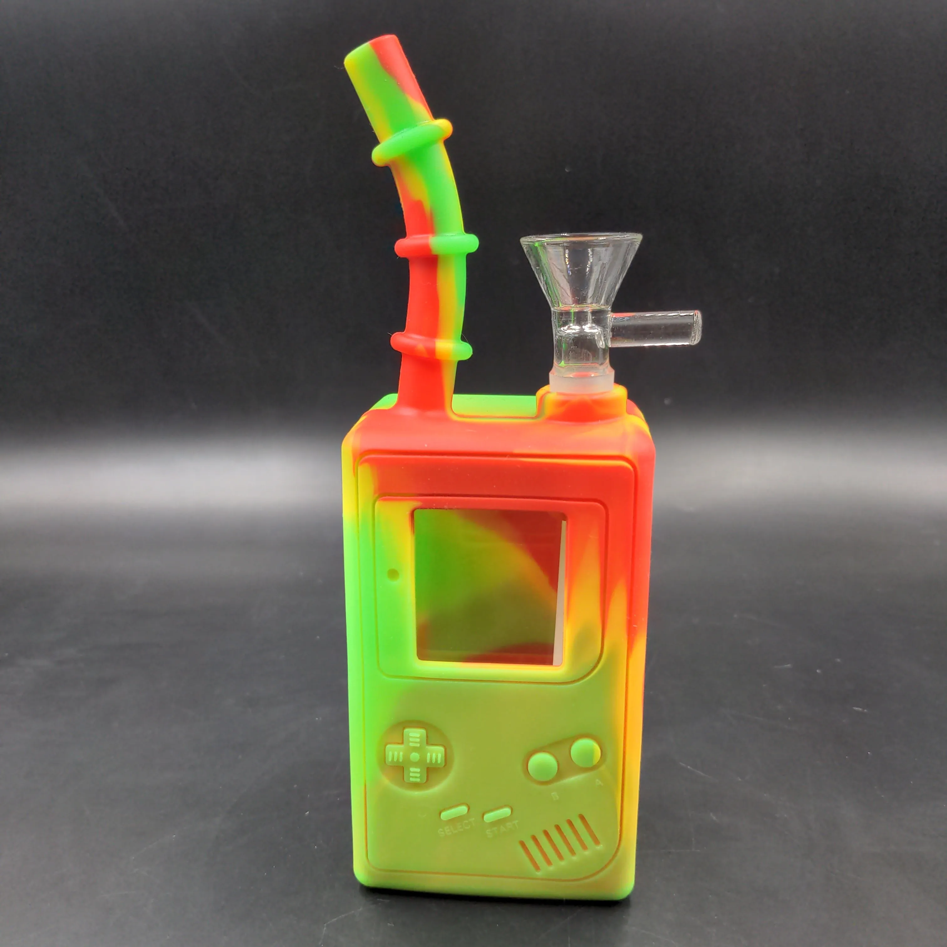 Game Box Silicone/Glass Water Pipe | 7.5 | 14mm