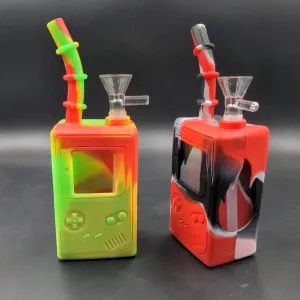 Game Box Silicone/Glass Water Pipe | 7.5 | 14mm