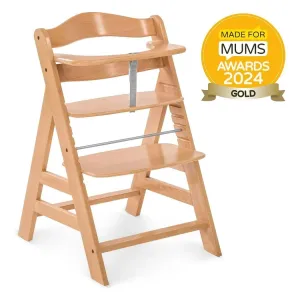 Hauck Alpha B Wooden Highchair (Natural)