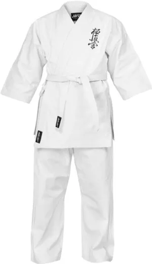 JAVSON KYOKUSHIN UNIFORM 12OZ 100% COTTON WHITE