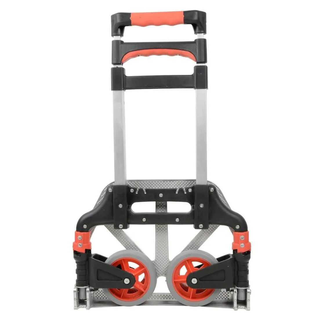 Lightweight Folding Aluminium Trolley - Portable & Adjustable Cart for Home/Work, Comfort Grip Handle, Easy Storage, 60kg Capacity