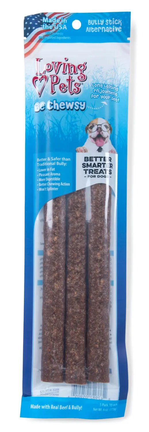 Loving Pets Be Chewsy, Bully Stick Alternative