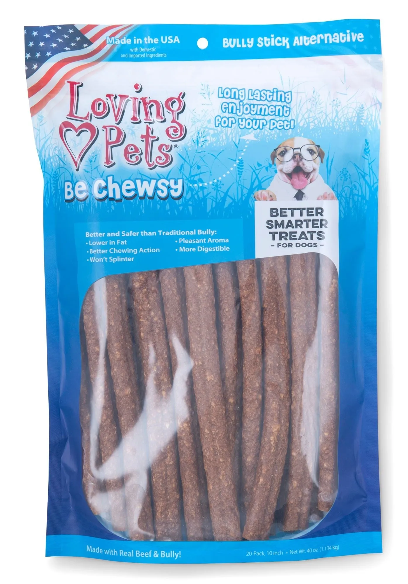 Loving Pets Be Chewsy, Bully Stick Alternative