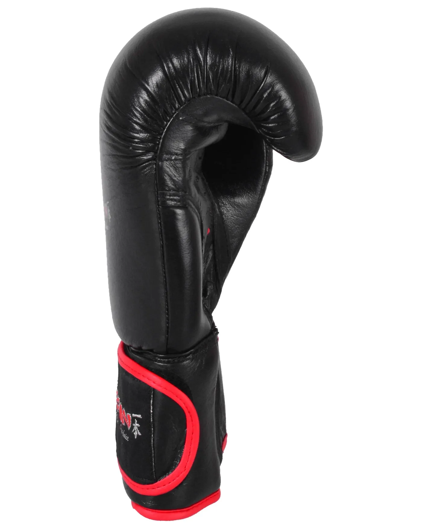 MAR-106B | Black IPPON Genuine Cowhide Leather Boxing Gloves