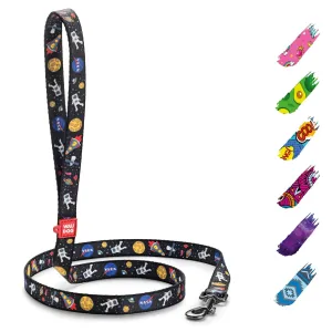 Nylon Dog Leash for Small Dogs and Medium Dogs 4 Ft x 3/5 inch Wide NASA Design