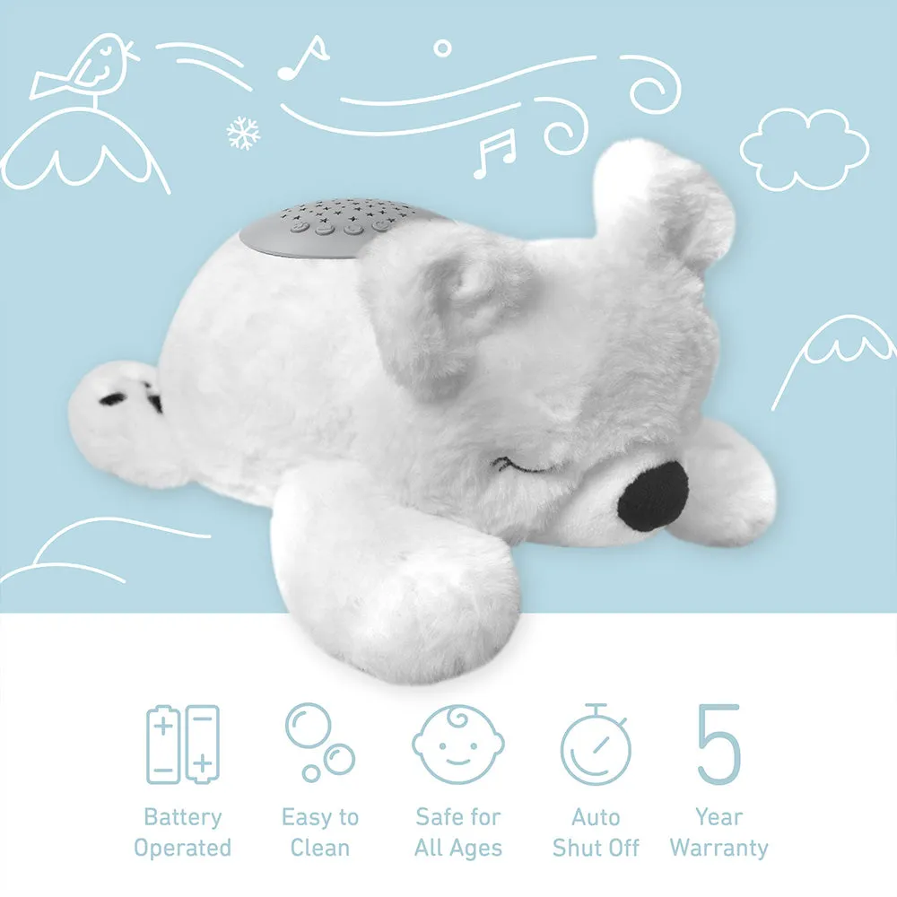 PureBaby® Sound Sleepers Sound Machine and Star Projector - Polar Bear