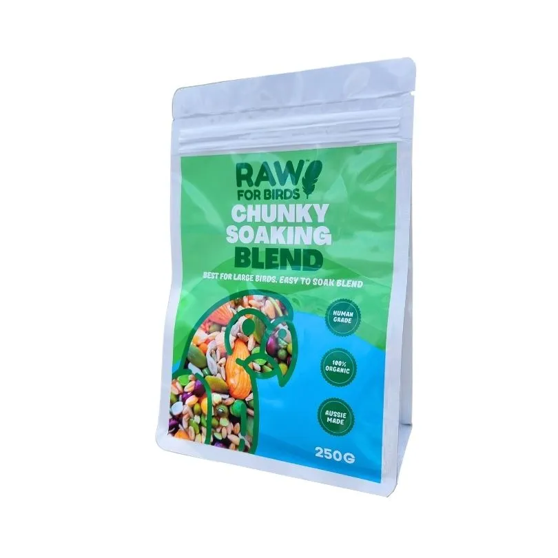 Raw for Birds Chunky Soaking Blend for Large Birds 2kg