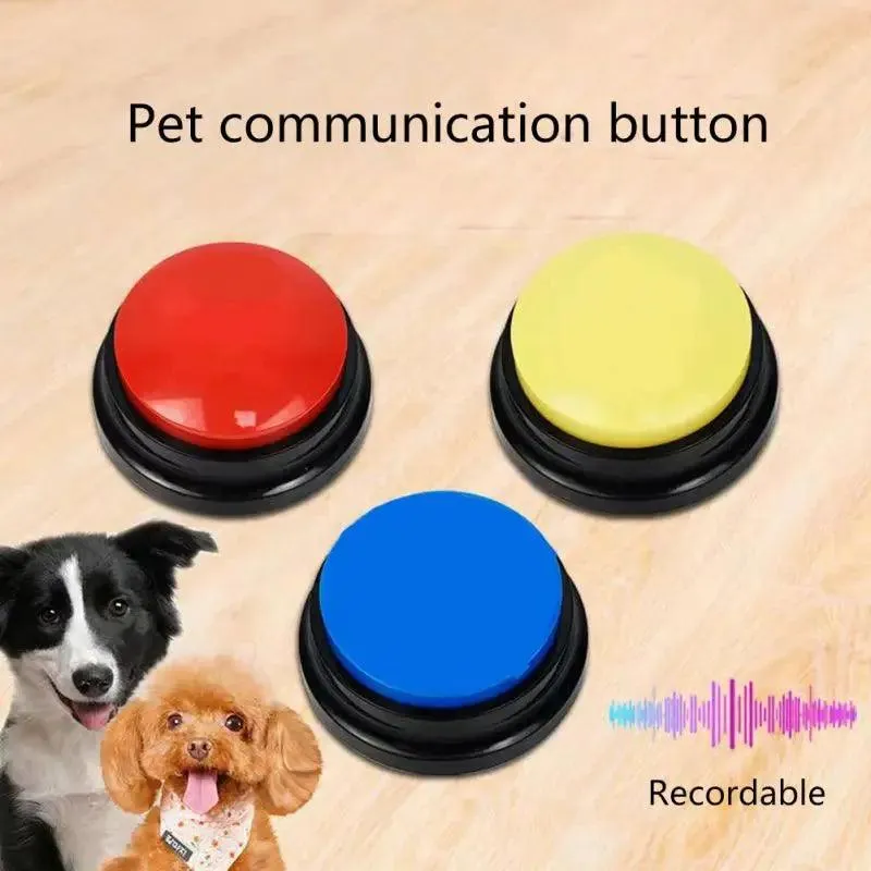 Recordable Talking Button Toy for Pets