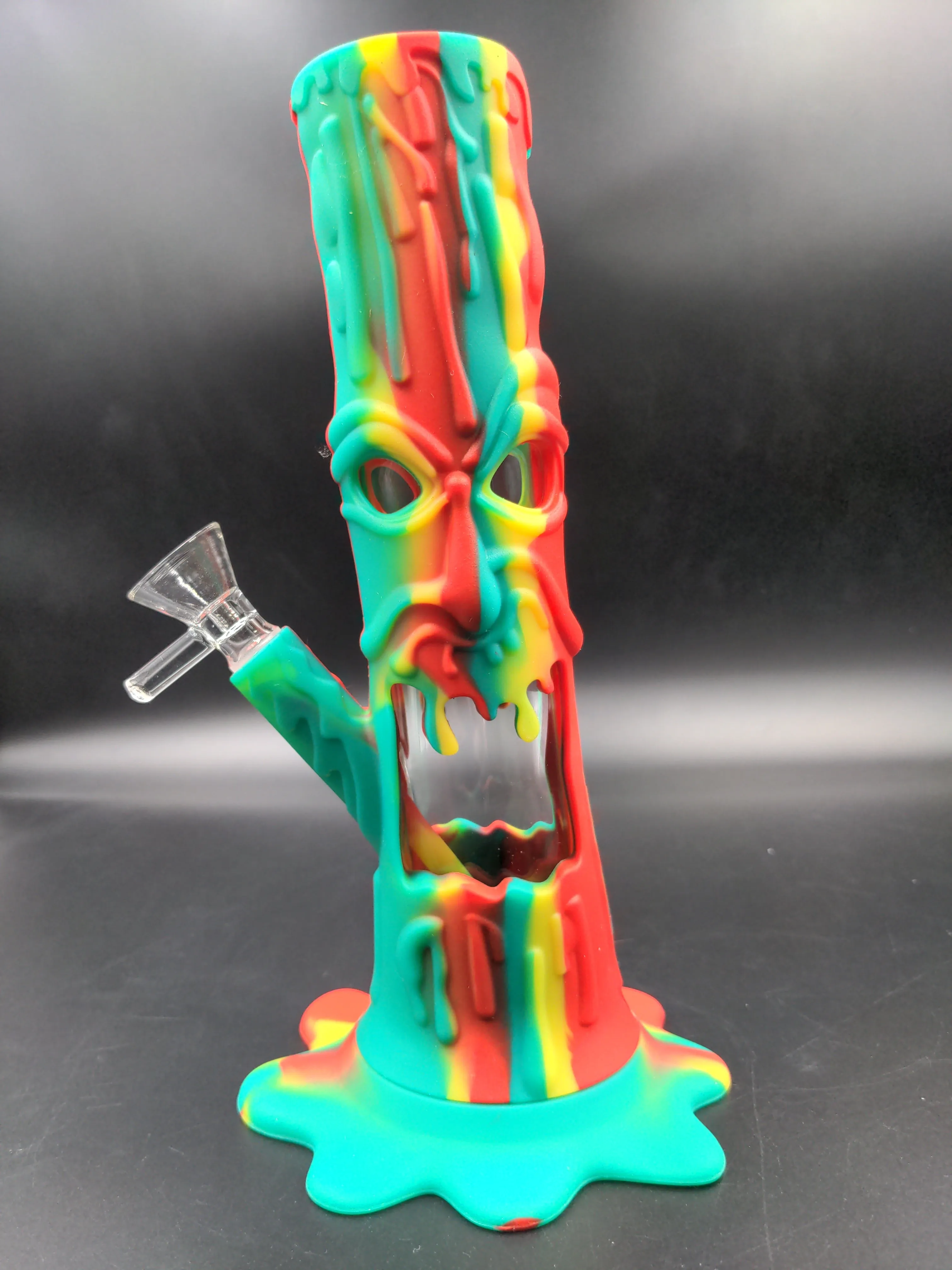 Scary Tree Silicone/Glass LED Water Pipe | 9 14mm