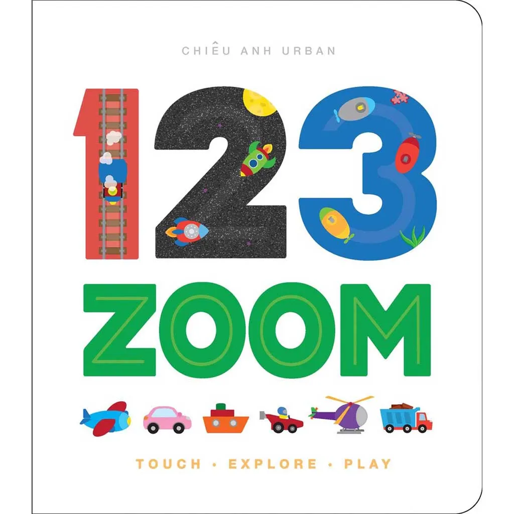 Simon & Schuster 123 Zoom - A Count & Trace Board Book