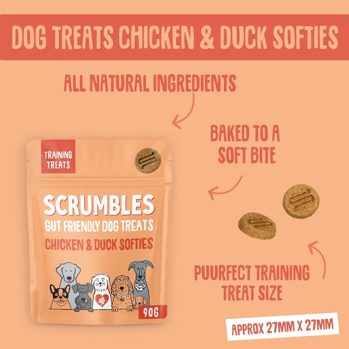 Softies: Chicken & Duck Dog Treats