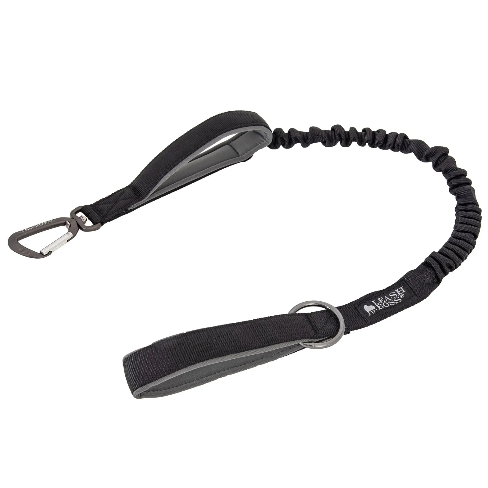 Tactical Dog Leash with Two Handles and Bungee Length