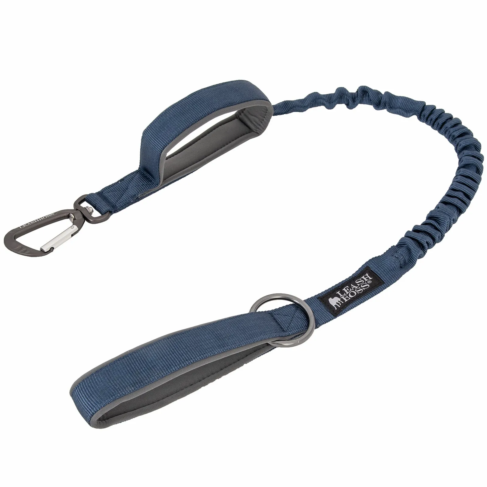 Tactical Dog Leash with Two Handles and Bungee Length