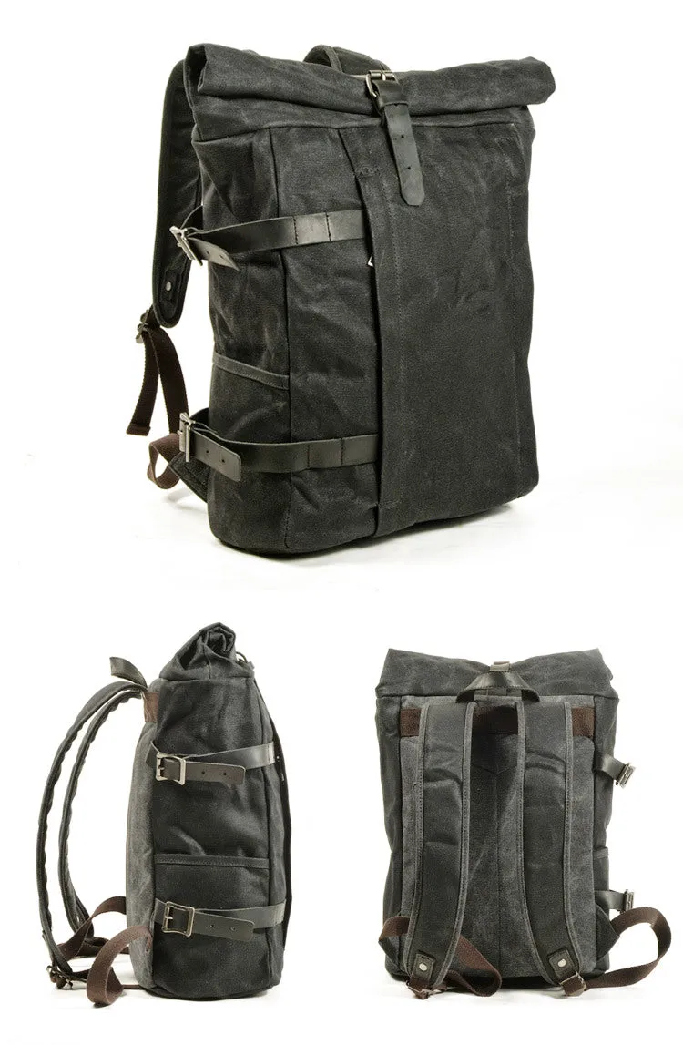 Urban Rider Premium Oil Waxed Canvas Backpack