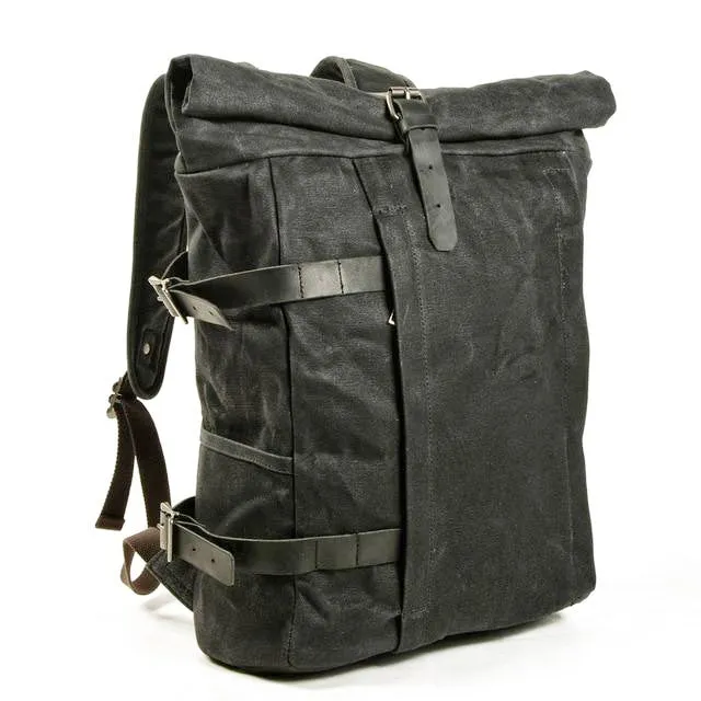 Urban Rider Premium Oil Waxed Canvas Backpack