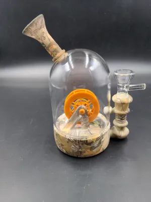 Waterwheel Bell Jar Water Pipe | 6 | 14mm