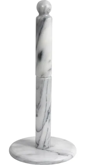 White Marble Paper Towel Holder, Hand Crafted, 125 H X 55